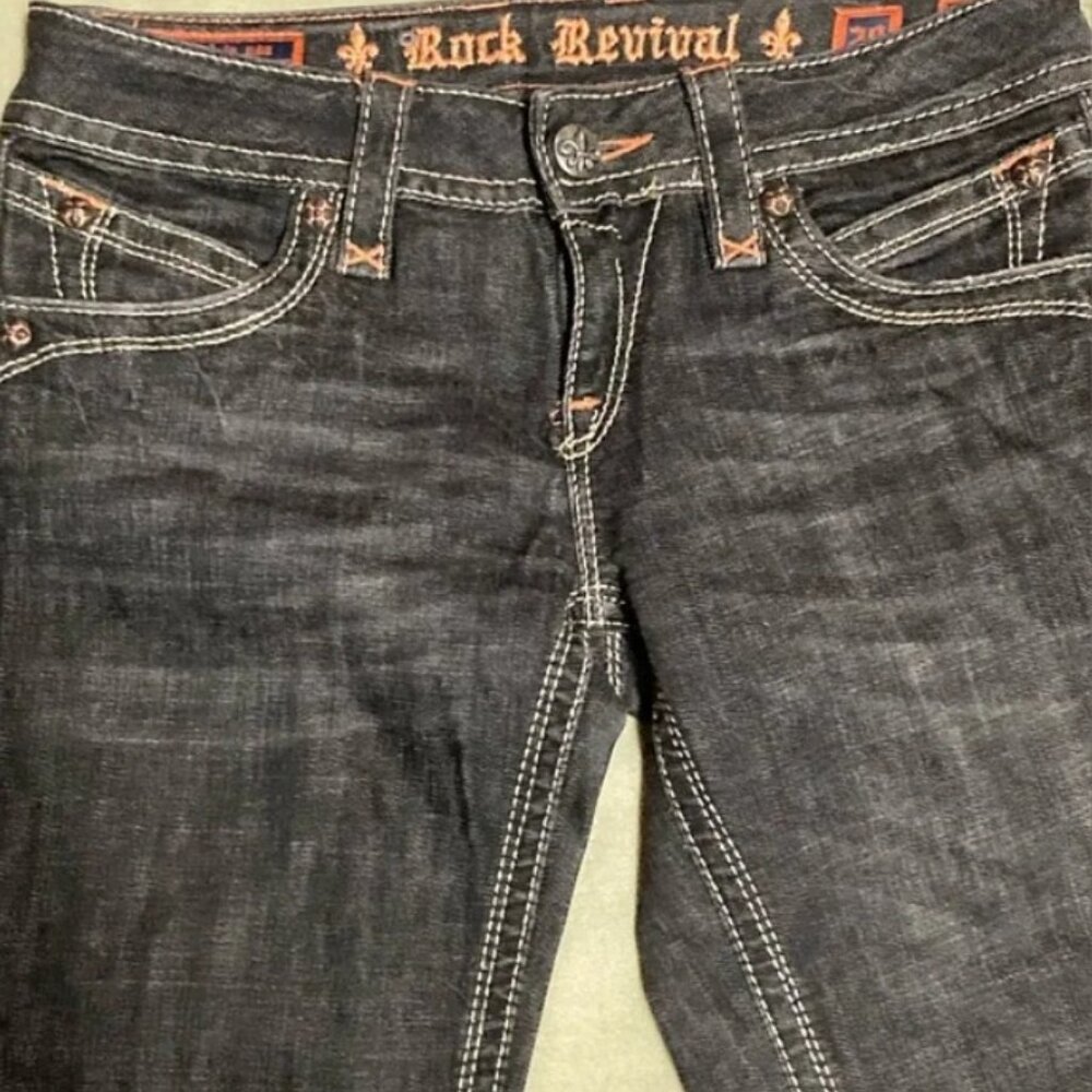 Rock Revival Black Denim Jeans - Picture 3 of 9